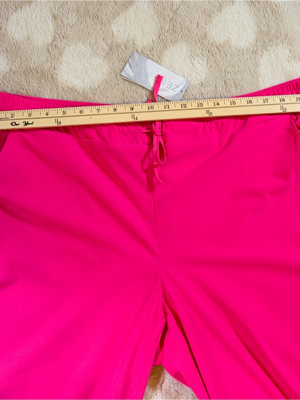 Chico’s Zenergy Neema UPF 50+ Convertible Crop Pants in Lotus Petal Pink Size 18 - Picture 7 of 10